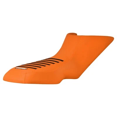 Cubierta de asiento Bombardier DS650 2000-2007 TODO NARANJA/NEGRO COSTILLA #258 Foto 1 de 4