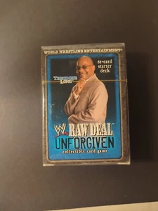 WWE Raw Deal Unforgiven Smackdown GM Theodore Long Starter Deck - Picture 1 of 6