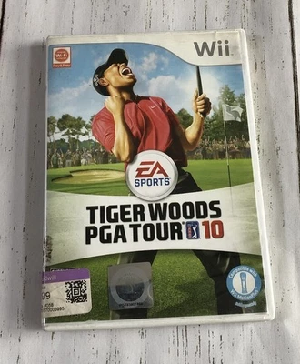 Vintage Nintendo Wii Tiger Woods PGA Tour 10 Video Game Complete Family Golf EA - Image 1 of 3