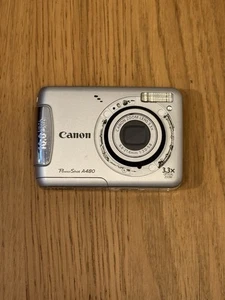 Canon PowerShot A480 Digital Compact Camera 10.0MP - Picture 1 of 12