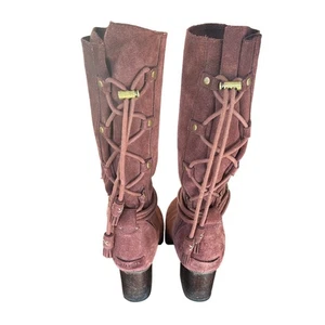 Sorel Farah halbhoher Damen-Schnürstiefel NL2681 Veloursleder Größe 8,5 - Bild 1 von 10