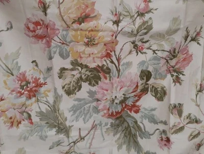 Ralph Lauren Restos WENTWORTH FLORAL Satén Diseñador TELA Restos Piezas Foto 1 de 3