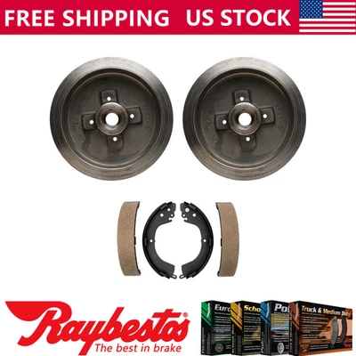 Kit trasero tambores de freno y zapatas de freno para Mitsubishi Montero Sport 1997-2004 Foto 1 de 4