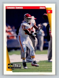 1997 Collector's Choice #144 Tamarick Vanover Kansas City Chiefs Football Card - Picture 1 of 2