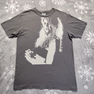 Vintage Total Skull Sheri Moon Zombie T Shirt Size M Gray Rob Zombie OG Release - Picture 1 of 9