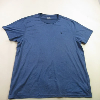 Camisa Polo Ralph Lauren Para Hombres 2XL Manga Corta Azul Cuello Redondo Ligera Foto 1 de 4
