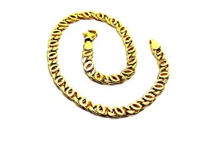 PEGASO GIOIELLI Bracciale da Uomo in Oro Giallo 18kt (750) Maglia Tigre Cm 21 - Imagen 1 de 7