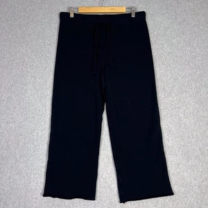 Frank & Eileen Black Catherine Favorite Cropped Sweatpant Size Medium - Picture 1 of 12