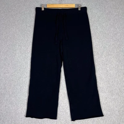 Frank & Eileen Black Catherine Favorite Cropped Sweatpant Size Medium - Image 1 of 4