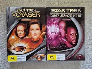 Star Trek Voyager Temporada 5 y Espacio Profundo Nueve Temporada 7 DVD Reg 4 Usado (S3) - Imagen 1 de 11