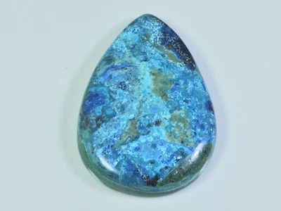 28X41X06MM Natural Shattuckite Forma Pera Cabujón Piedra Preciosa Suelta 68Cts. Foto 1 de 4