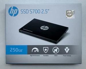 HP S700 SSD 250GB 2.5" SATA III 6Gb/s – Brand New, Sealed Retail Box - Afbeelding 1 van 2