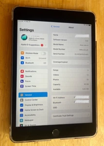 Apple iPad mini 4 A1538 64 GB, Wi-Fi 7,9 pollici - grigio siderale - Foto 1 di 7