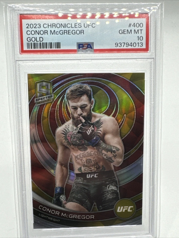 Conor McGregor 2023 Chronicles Spectra Gold 5/10 PSA-10 UFC - S-24 - Image 1 of 2