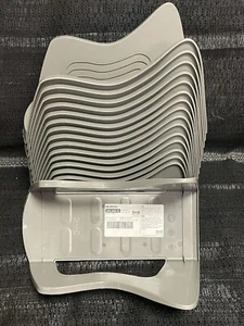 Lot of 16 IKEA Murvel Gray Shoe Organizers ~ Closet Racks ~ Shelf 204.348.32 - Picture 1 of 9