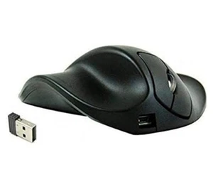 HandShoeMouse BlueRay Mouse Wireless, Sinistro, Nero, LL2UL - Foto 1 di 6