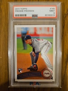 2011 Topps Freddie Freeman #145 PSA 9 MINT RC ROOKIE Braves Dodgers