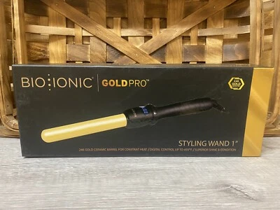 Gold Pro Styling Wand - Z-GPT-CW-1.0 by Bio Ionic for Women - 1Inch Curling Iron - Image 1 of 2