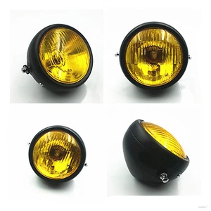 Motorbike Headlight Lamp For Cafe Racer CB Vintage Bike Custom Cruiser - Picture 1 of 6
