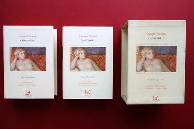 Francesco Petrarca il Canzoniere Donzelli 2004 2 Volumi Completo Cofanetto - Immagine 1 di 4