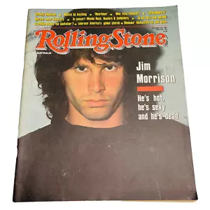 Jim Morrison Rolling Stone Australia Issue No.345 October 1981 RARE - Picture 1 of 16