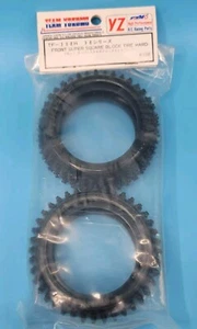 Vintage Yokomo Hot Laps Square Block Front Tires TF-330 H Masami Worlds RC Part - Picture 1 of 2