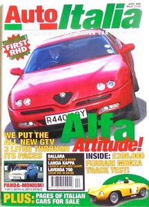 Auto Italia Magazine #20 1998 Alfa GTV 916 Stratos Dallara Ferrari F365 750 - Picture 1 of 2