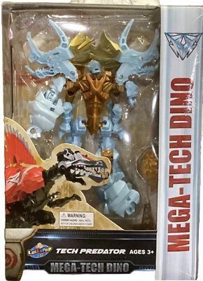 NEW Mega-Tech Dino Warriors Transforming Dinosaur Robot - Image 1 of 2