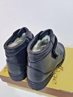 Blondo pamela 女式黑色踝靴 全新带盒 皮革 羊毛  — 第 1/3 张图片