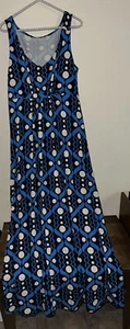 Boden 10 R Maxi Sleeveless Dress Women’s Euc Blue - Picture 1 of 4