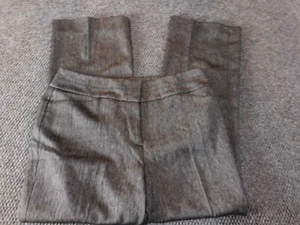 Loft pants size 4 Petite Gray curvy straight womens stretch - Picture 1 of 9