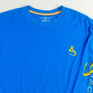 Hook & Tackle Solar Sun Protection Long Sleeve Fishing Quick Dry T Shirt Mens M - Picture 1 of 5