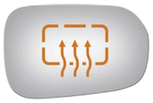 Fits Acura CL 2001 Passenger Right Side Heated Mirror Glass Only Replacement - Bild 1 von 1