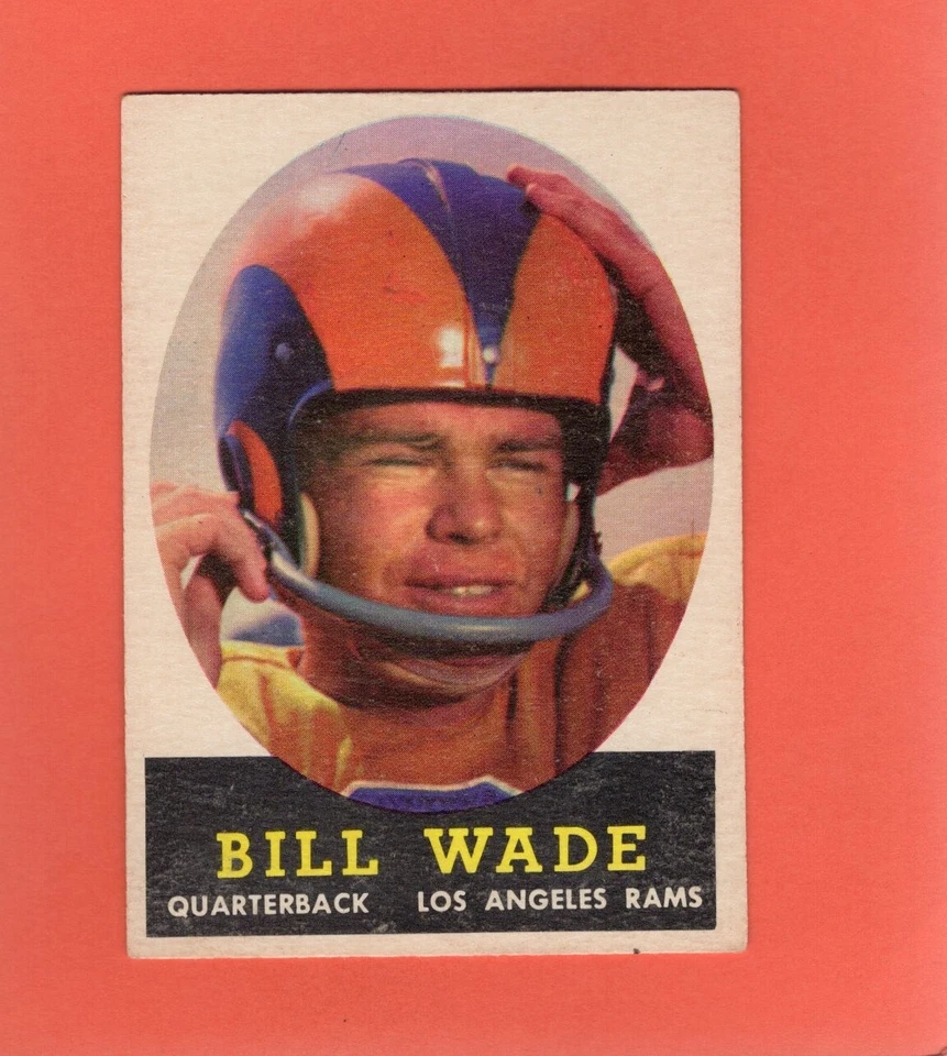 1958 Topps Football (#1-132) - Elige una tarjeta, estado G-MT Foto 1 de 1