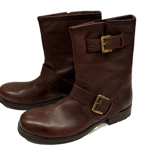 Herren Leder Nico Nerini Stiefel Größe 43 US Größe 10M - Bild 1 von 7