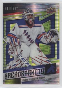 2021-22 Upper Deck Allure Breadbaskets Green Rainbow /99 Igor Shesterkin #BB-10