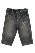 Lulu Castagnette jeans Used look with Belt 6 = 68 dark blue Teddybären
