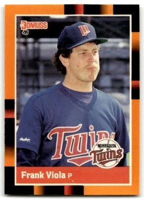 1988 DONRUSS BASEBALL'S BEST FRANK VIOLA MINNESOTA TWINS #214 - Image 1 of 2