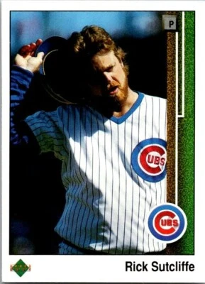1989 Upper Deck - Rick Sutcliffe #303 - Image 1 of 2