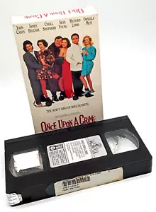 Vintage ONCE UPON A CRIME VHS Video Cassette * James Belushi * John Candy - Imagen 1 de 6
