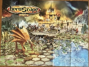 2006 HEROSCAPE Insert Ad Promo Poster/Comic ~ auch Collectors Guide - Bild 1 von 5