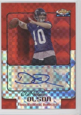 2006 Topps Finest X-Fractor /250 Drew Olson #181 Rookie Auto RC - Image 1 of 2