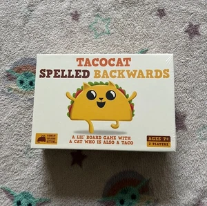 Tacocat Buchstabiert Rückwärts Kartenspiel von Exploding Kittens Neu Versiegelt - Bild 1 von 1