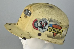 Vintage MSA Comfo-Cap Bergbau Sicherheit Schutzhut Konsole Hanna Kohle 1971 DISTRESSED - Bild 1 von 12