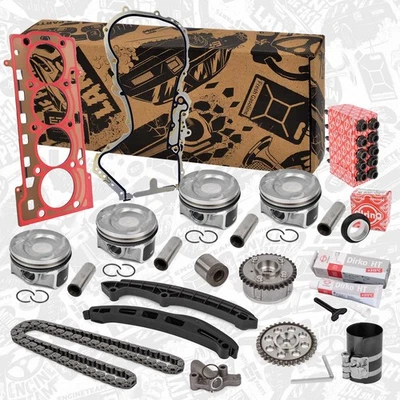 Kit de Réparation Piston+Joints+Kit Chaîne Distribution Audi Skoda VW 1,4 TSI - Photo 1/4
