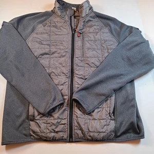 Orvis Classic Collection Mens XL Gray Quilted Full Zip Jacket Coat - Picture 1 of 6
