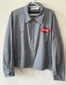 Abrigo chaqueta vintage DOBOY con cremallera para hombre talla 48M, abrigo de tareas, alimentación de agricultor - Imagen 1 de 7