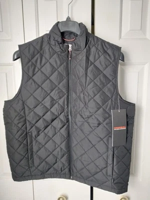 Hawke & Co Pro Series Men's Black Quilted Vest Outwear Outfitter Puffer Size L - Image 1 of 4