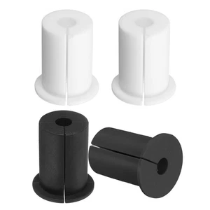 4 Pcs 1" Wall Grommet Cable Routing Kit for 8.5mm Hole White Black - Afbeelding 1 van 7