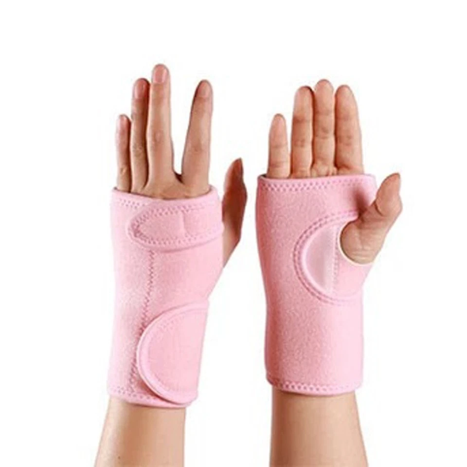 2x Braçadeira de pulso suporte túnel do carpo entorse artrite academia tala esquerda direita - Imagem 1 de 4